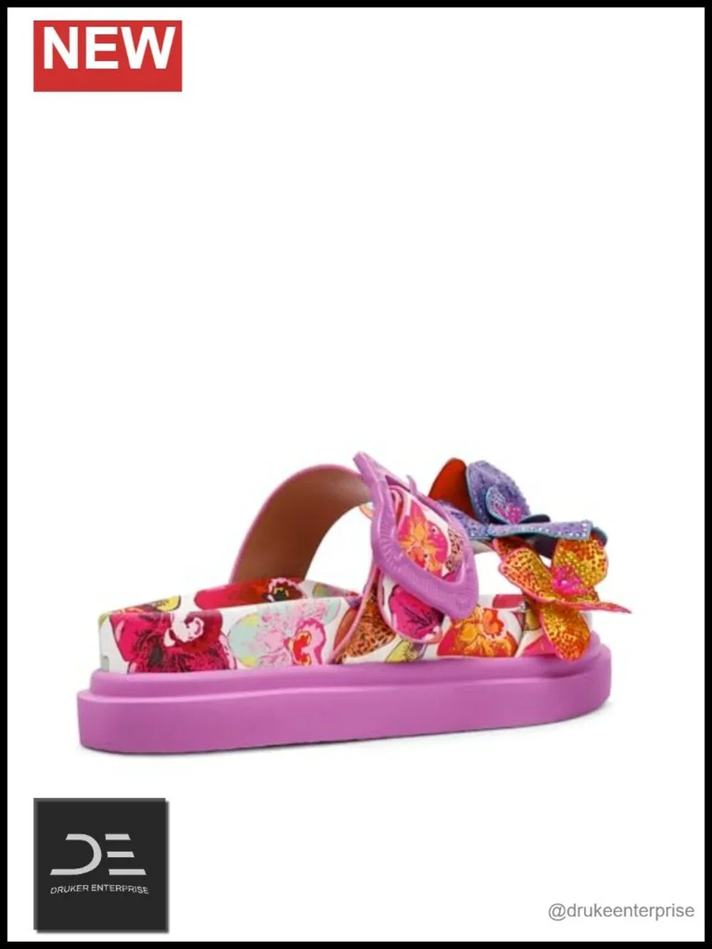 Betsey Johnson Lorayne Slide Sandals Platform Heel